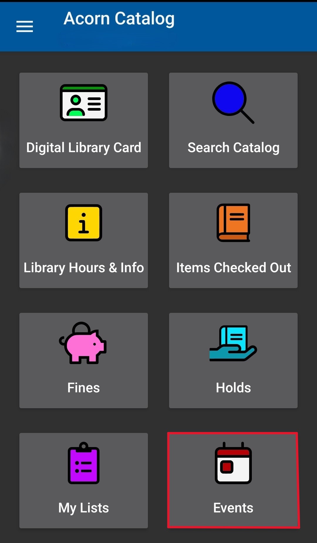 Get the Acorn App! Babcock Library
